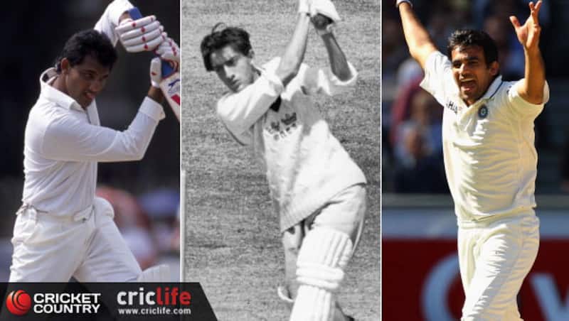 (From left) Mohammad Azharuddin, Mansur Ali Khan Pataudi and Zaheer Khan. (Courtesy: Getty Images)