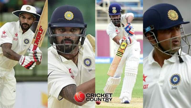 Four players are in contention for the opners' slot before India take in England 