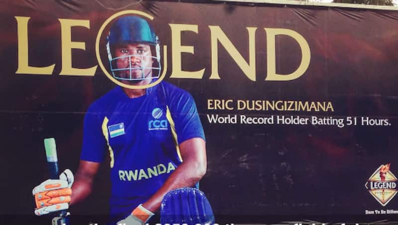 Hoarding of Rwanda captain Eric 