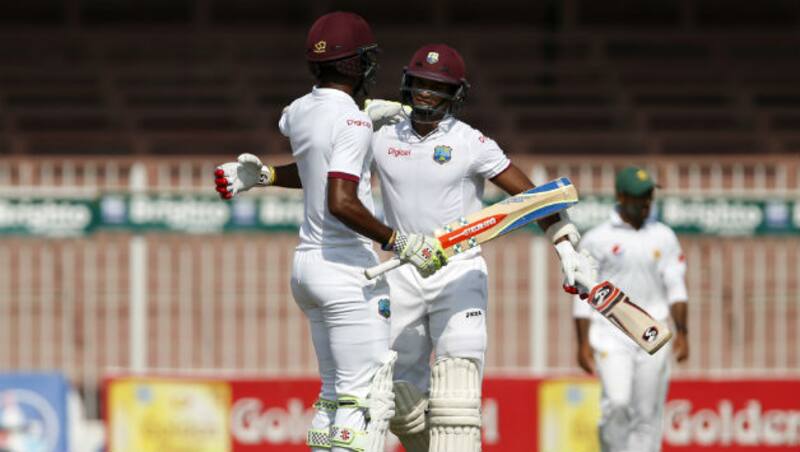 Kraigg Brathwaite and Shane Dowrich both remained unbeaten after scoring 60 each in the 4th innigs &Acirc;&copy; Getty Images