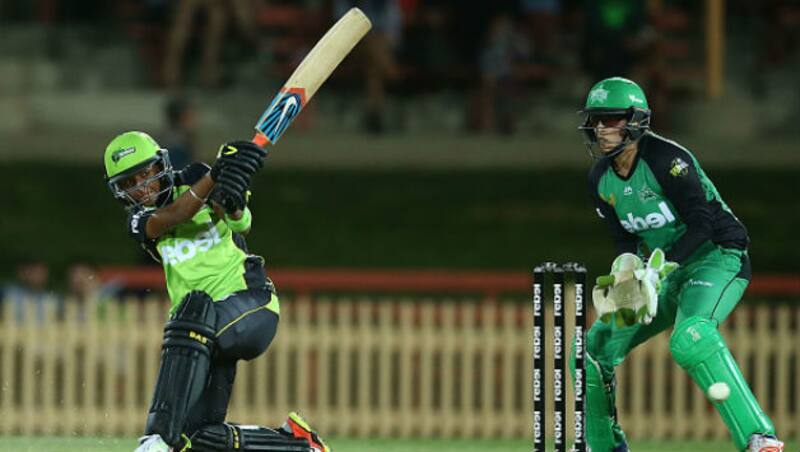 हरमनप्रीत कौर ने अपने पहले ही मैच में 28 गेंदों पर 47 रनों की पारी खेली © Getty Images