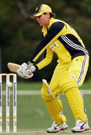 Zoe Goss late-cuts one for WA Fury against Victoria Spirit. She would play for both states in the course of her illustrious career © Getty Images