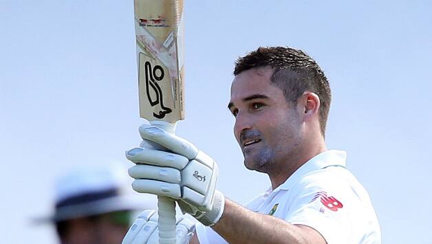 Dean Elgar batted for six hours to help South Africa come out of a tight spot on Day One against Sri Lanka © Getty Images
