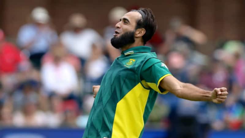 Imran Tahir finished with figures of 3 for 26 from his 10 overs &copy; Getty Images