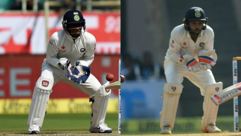 Saha and Parthiv are in contention for the Test selection for the upcoming series © AFP