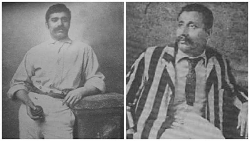 Left: Shapoor Bhedwar, a Parsee underhand fast bowler with plenty of class. Right: Dr DH Patel, captain of the 1886 Parsee side to England. Photo courtesy: Shapoor Bhedwar, reproduced in Stray Thoughts on Indian Cricket by JM Framjee Patel
