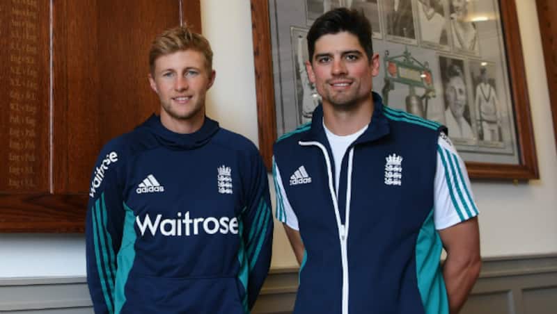 "I think Joe Root'll be an outstanding candidate as England captain," said Alastair Cook (right) © Getty Images