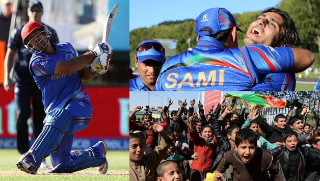 Afghanistan registered their 1st World Cup win against Scotland in 2015 World Cup © AFP and Getty Images