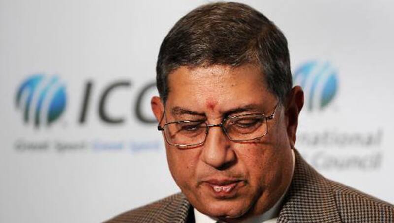 N Srinivasan was former ICC and BCCI president &copy; AFP