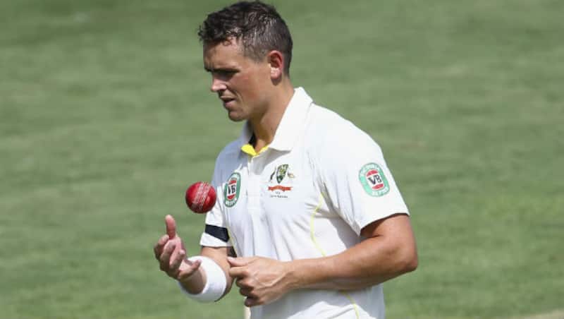 Steve O'Keefe picked up the best figures by an overseas spinner in India as his match haul of 12/70 gave Australia a thumping 333-run win over India in Pune &copy; Getty Images  