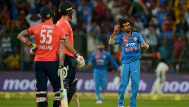 Yuzvendra Chahal became 1st Indian to scalp 5 or more wickets in a T20I © AFP
