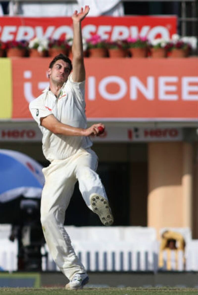 Pat Cummins claimed 4 for 59 in India's first innings by the end of the third day's play &Acirc;&copy; IANS