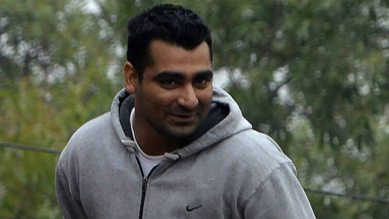 Shahzaib Hasan arrives at the PCB office in Lahore &Acirc;&copy; AFP