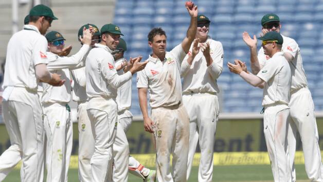 Steve O'Keefe was the hero of Australia's win in Pune in 2017.
