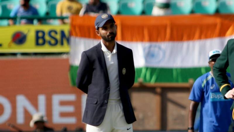Ajinkya Rahane (Above) led India at Dharamsala in the absence of Virat Kohli &Acirc;&copy; IANS