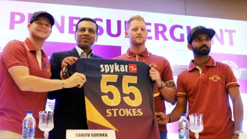 Steven Smith (Extreme Left), Ben Stokes (Second from Right) and Ajinkya Rahane (Extreme Right) will be key to RPS' success in IPL 2017 &copy; IANS