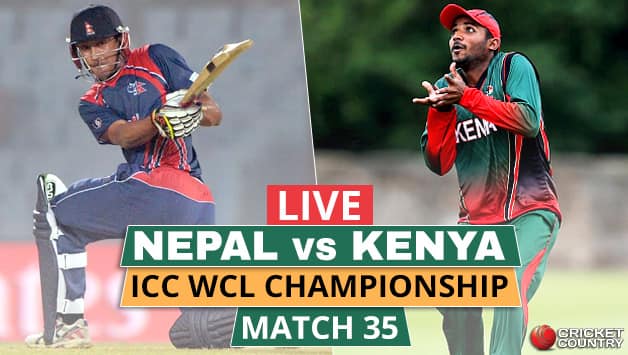 Live Cricket Score, Nepal vs Kenya at Kirtipur: Kenya beat Nepal by 5