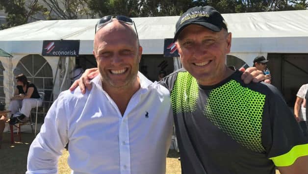 Brett Schultz with one of his favourite teammate Allan Donald © Brett Schultz (Facebook)