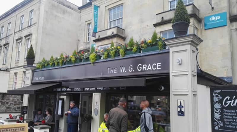 The WG Grace: A stylish pub near Clifton Close which unfortunately contains little to interest the cricket aficionado Photo Courtesy: Arunabha Sengupta