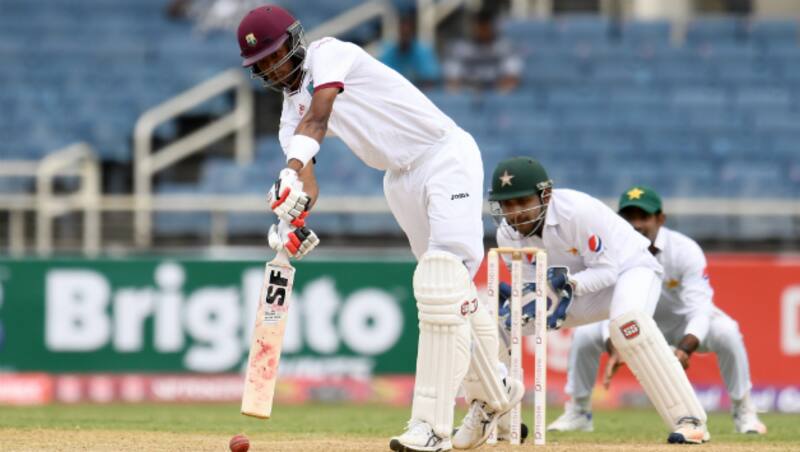 Roston Chase is playing the leader's role in this stand &copy; AFP