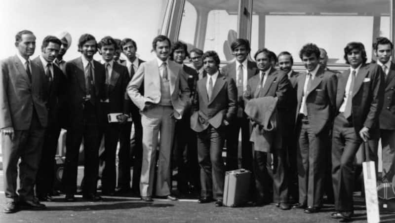 The Ajit Wadekar-led India team lands at London Airport in April 1974. It was arguably the worst tour India for Indian cricket &acirc; on and off the field. &Acirc;&copy; Getty Images
