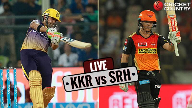 Both Kolkata Knight Riders and Sunrisers Hyderabad have won two of their three games but the hosts are ahead with a better net run-rate © BCCI