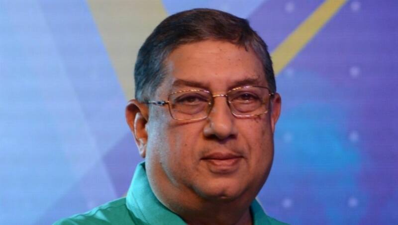 "I have to attend a meeting now. I will come here tomorrow," was all N Srinivasan said &copy; IANS