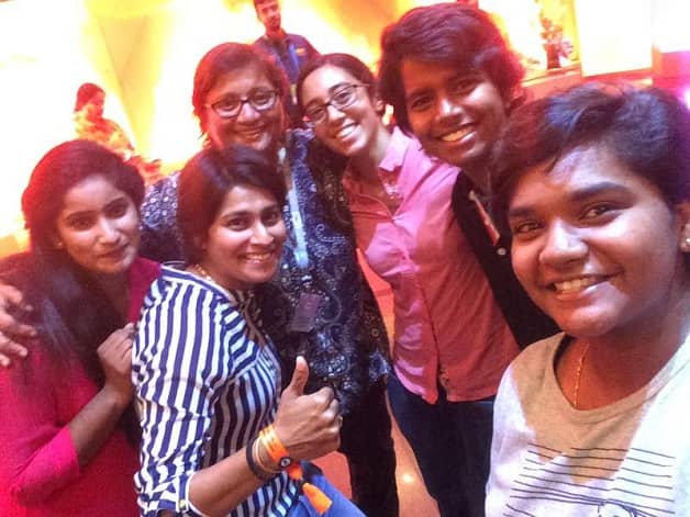 From left: Pranathi Reddy, Nooshin Al Khadeer, Purnima Rau, Ananya Upendran (author), Arundhati Reddy, Praneesha Gorentla. Photo courtesy: Ananya Upendran