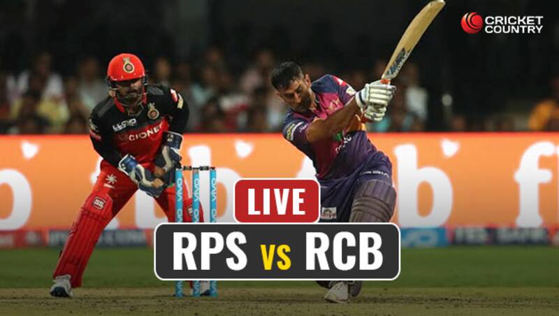 RCB are currently at the second last spot in the IPL 10 points table, while Steven Smith-led RPS are on the fourth position &Acirc;&copy; BCCI