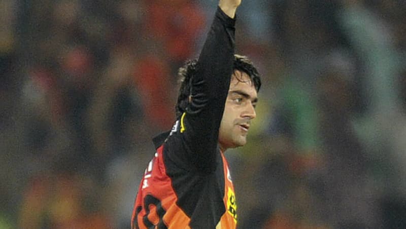Rashid Khan ended with figures of 2 for 36 in Match 1 of IPL 2017 &Acirc;&copy; AFP