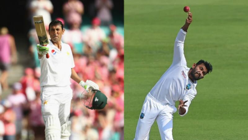 Can Devdendra Bishoo stop Younis Khan from achieving his record-breaking milestone? &copy; Getty Images