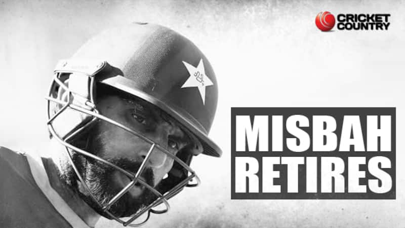 मिस्बाह-उल-हक ने अंतरराष्ट्रीय क्रिकेट से संन्यास लिया © Getty Images
