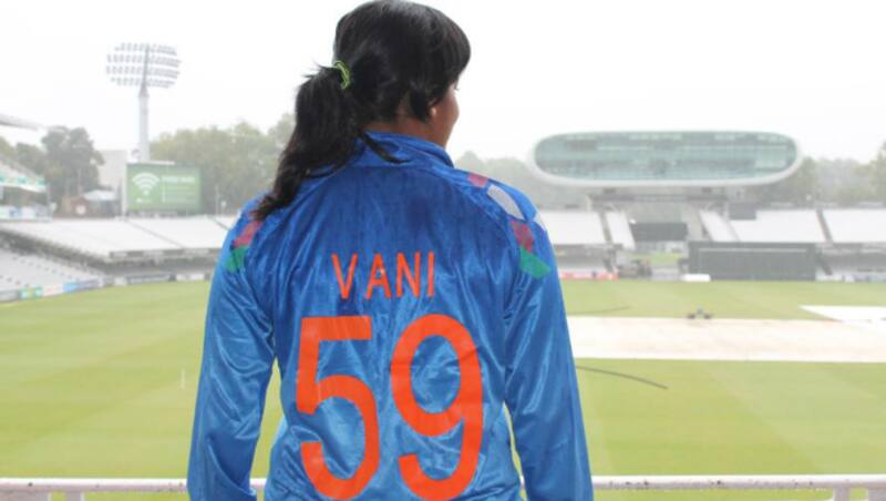 Vanitha VR during her England tour in 2014 Photo Courtesy: Vanitha's Facebook Profile