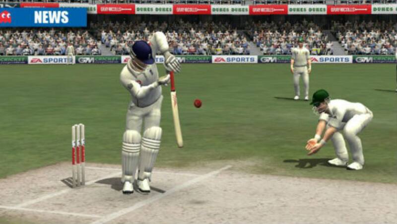 Video grab: EA Sports Cricket game