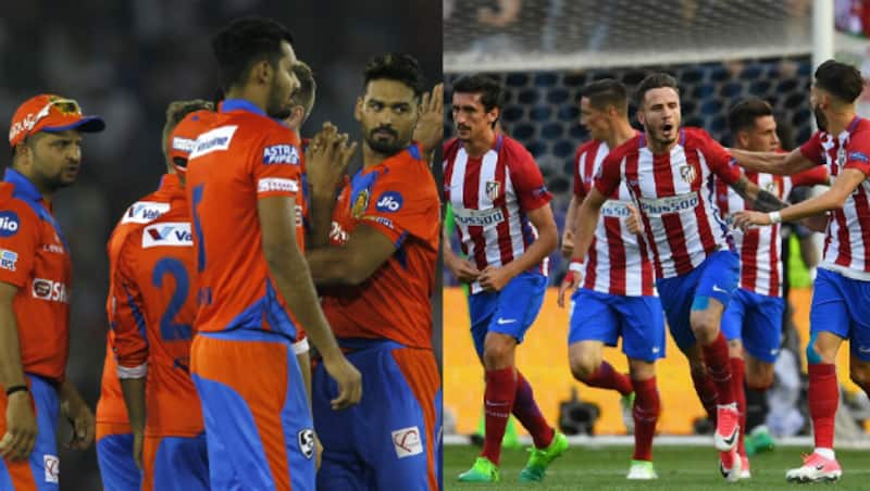 Gujarat Lions (left) - Atletico Madrid &Acirc;&copy; BCCI & Getty Images