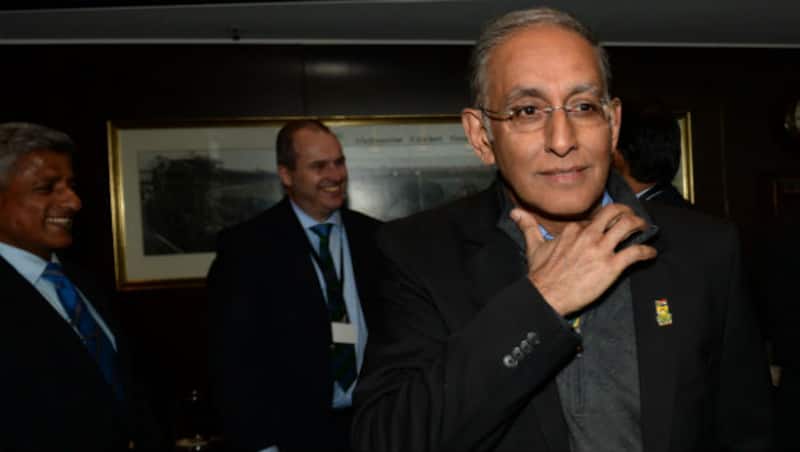CSA Chief Haroon Lorgat in foreground &copy; AFP