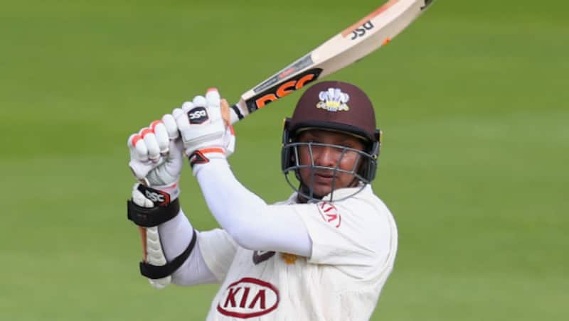 In the last four games for Surrey, Kumar Sangakkara has scored 136, 105,114 and an unbeaten 116 &copy; Getty Images