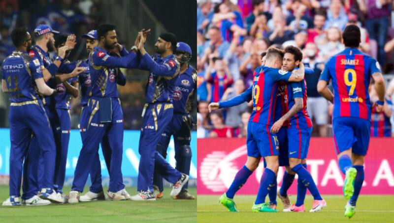 Mumbai Indians (left) - Barcelona &Acirc;&copy; BCCI & Getty Images