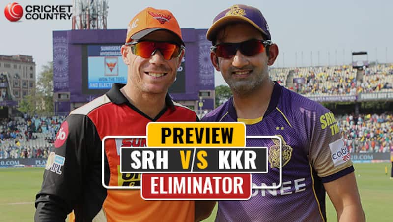 SRH and KKR will lock horns in Eliminator to advance to Qualifier 2 © BCCI