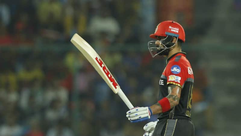Virat Kohli top scored with 58 for RCB &copy; BCCI