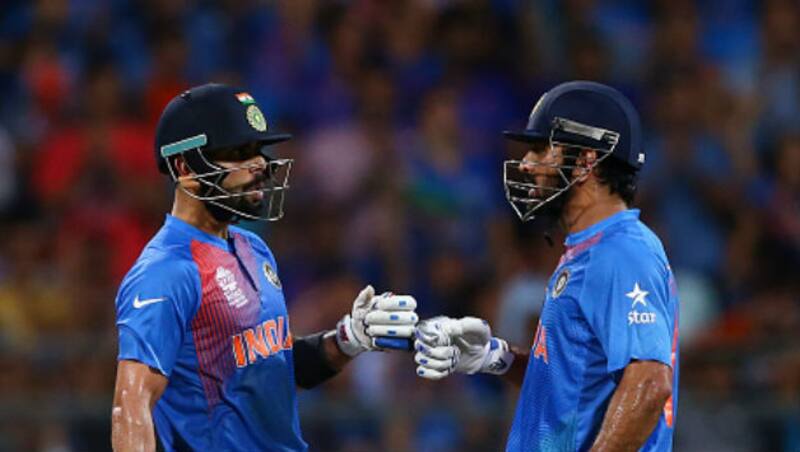 महेंद्र सिंह धोनी, विराट कोहली © Getty Images