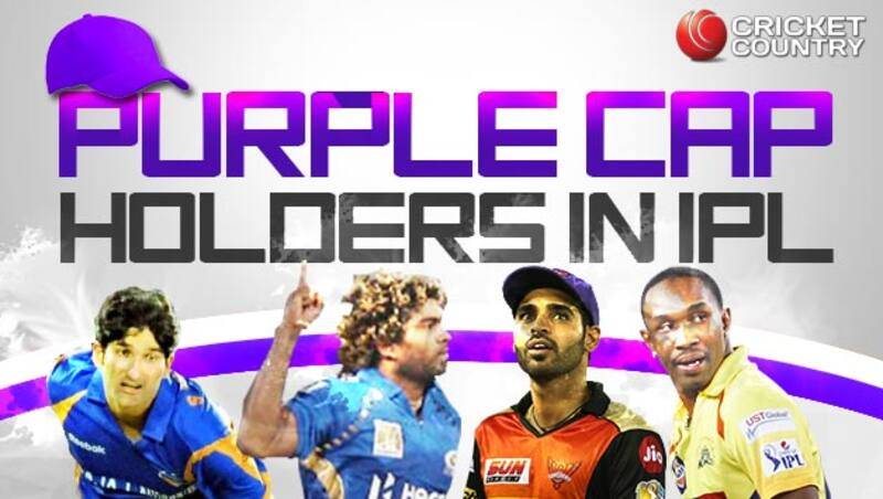 the 'Purple Cap' award is being given to the bowlers with the most wickets &Acirc;&copy; Getty Images & IANS