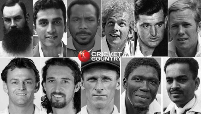 Top, from left: WG Grace, Sunil Gavaskar, Gordon Greenidge, David Gower, Tom Graveney, Tony Greig Bottom, from left: Adam Gilchrist, Jason Gillespie, Clarrie Grimmett, Joel Garner, Subhash Gupte &Acirc;&copy; Getty Images