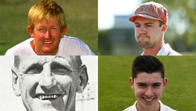 Clockwise from left: David Brain, Travis Head, Josh Tongue Don Beard © Getty Images, Don Beard (photo courtesy: Wikimedia Commons)