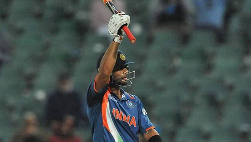 Virat Kohli with the bat was the star of the tournament © Getty Images