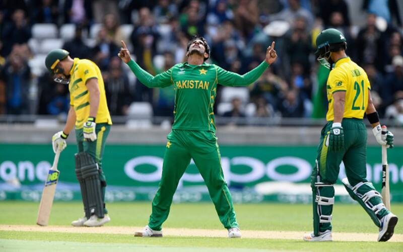 Hasan Ali was exceptional with the bal, returning with 3 wickets and the MOM award &Acirc;&copy; Getty Images