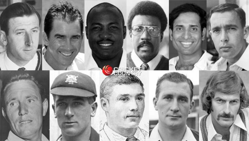 Top row, from left: Bill Lawry, Justin Langer, Brian Lara, Clive Llyod (c), VVS Laxman, Denis Lindsay (wk) Bottom row, from left: Ray Lindwell, Harold Larwood, George Lohmann, Jim Laker, Dennis Lillee &copy; Getty Images