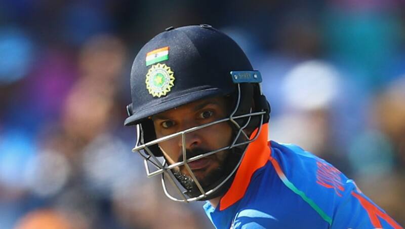 Yuvraj Singh would have nothing of that sort, especially when he has hit cancer for a 'six' &copy; Getty Images