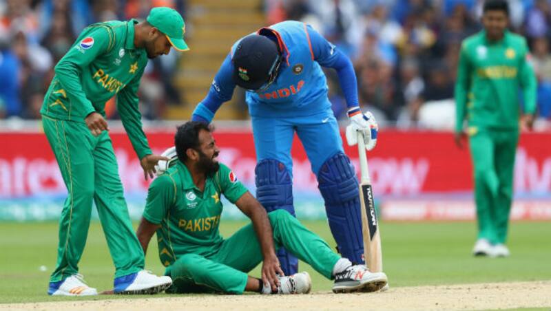 Wahab Riaz kept on bowling until his ankle gave it in &Acirc;&copy; Getty Images