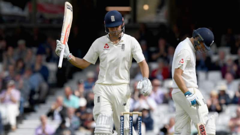 Alastair Cook scored half-century on Day One © Getty Images